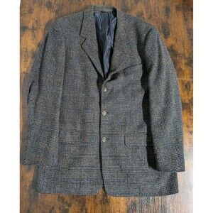 Nathan David for Pincus Brothers Maxwell Tweed Blazer Jacket Size 44 USA Vintage